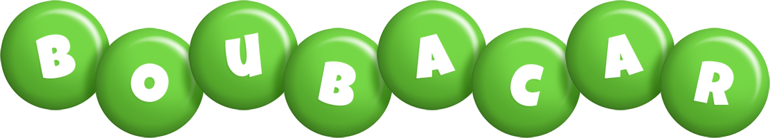 Boubacar candy-green logo