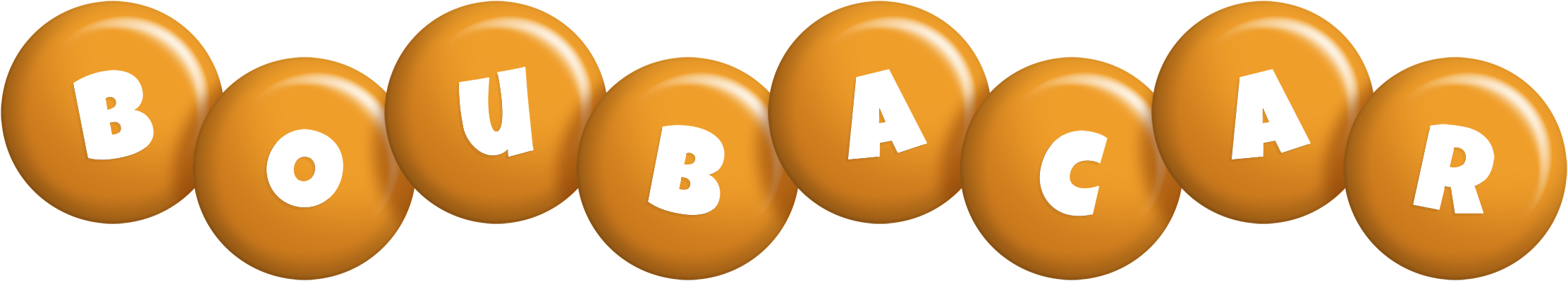 Boubacar candy-orange logo