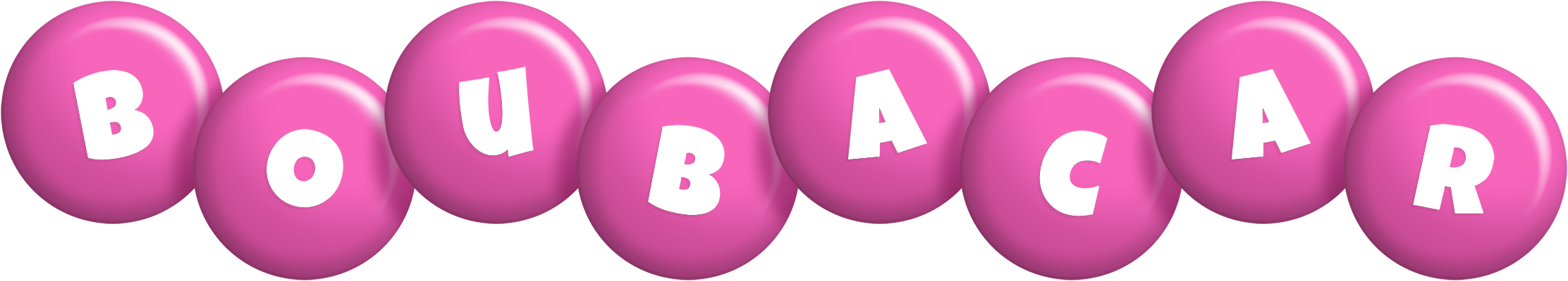 Boubacar candy-pink logo