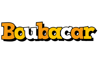 Boubacar cartoon logo