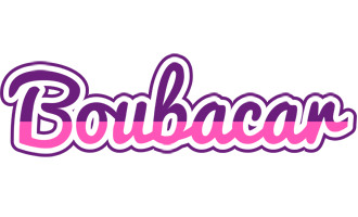 Boubacar cheerful logo
