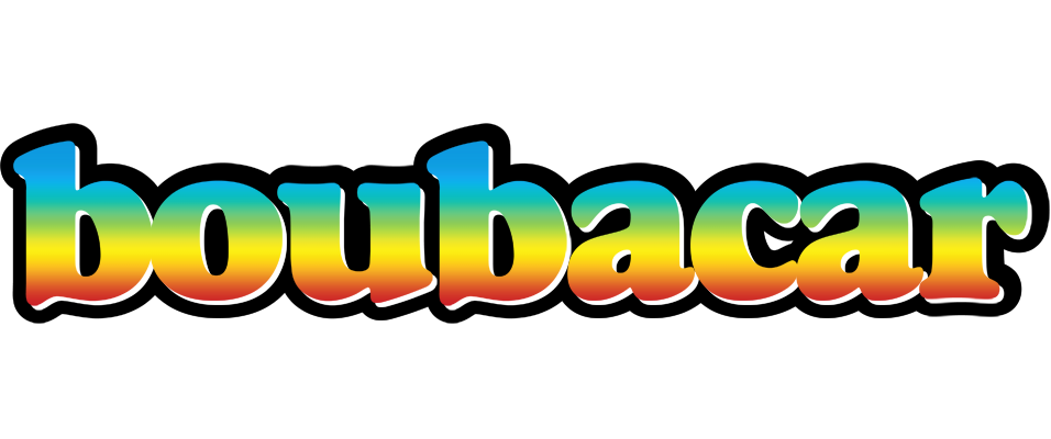 Boubacar color logo
