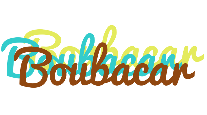 Boubacar cupcake logo