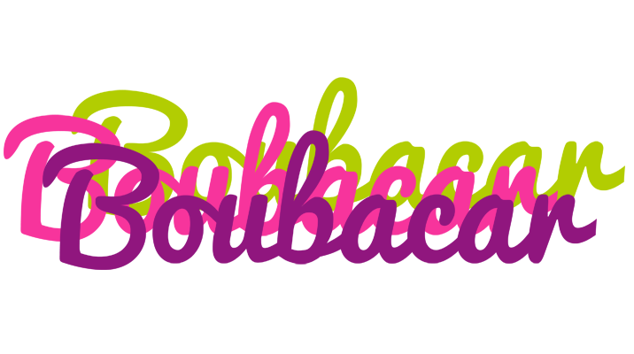 Boubacar flowers logo