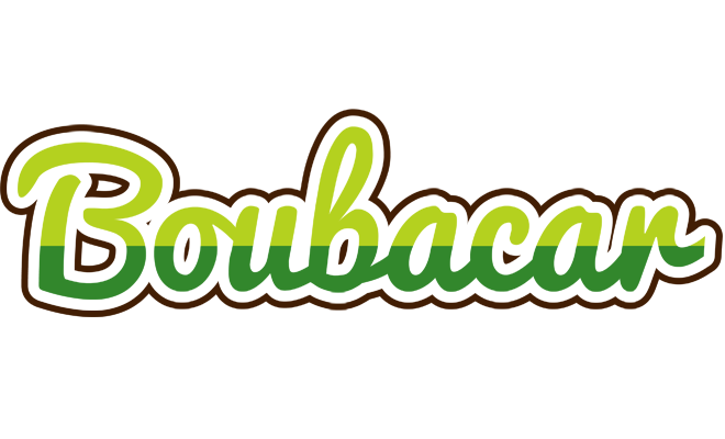 Boubacar golfing logo