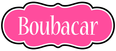 Boubacar invitation logo