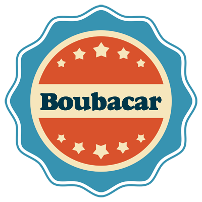 Boubacar labels logo