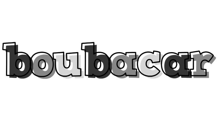 Boubacar night logo