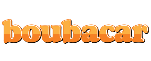 Boubacar orange logo