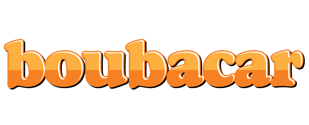 Boubacar orange logo