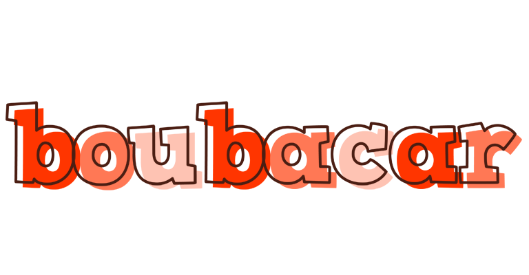 Boubacar paint logo