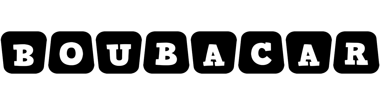 Boubacar racing logo