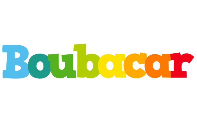 Boubacar rainbows logo