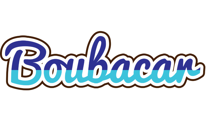 Boubacar raining logo