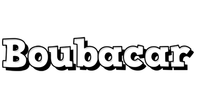 Boubacar snowing logo