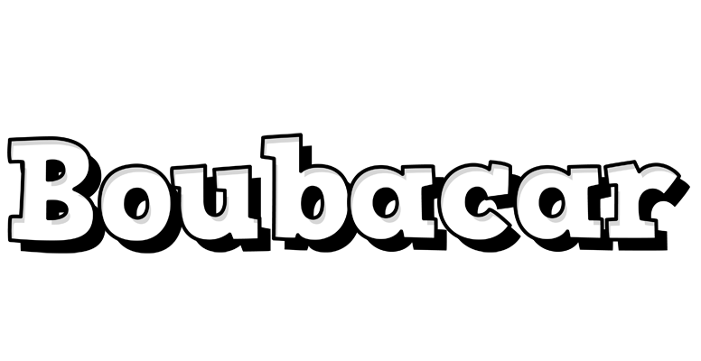 Boubacar snowing logo