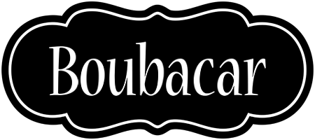 Boubacar welcome logo