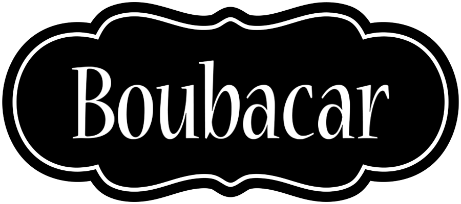 Boubacar welcome logo