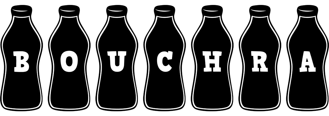 Bouchra bottle logo