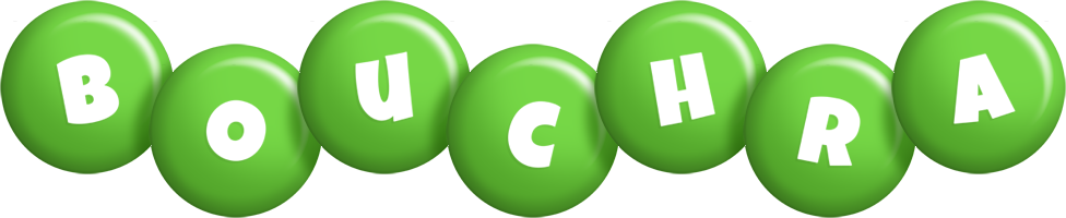 Bouchra candy-green logo