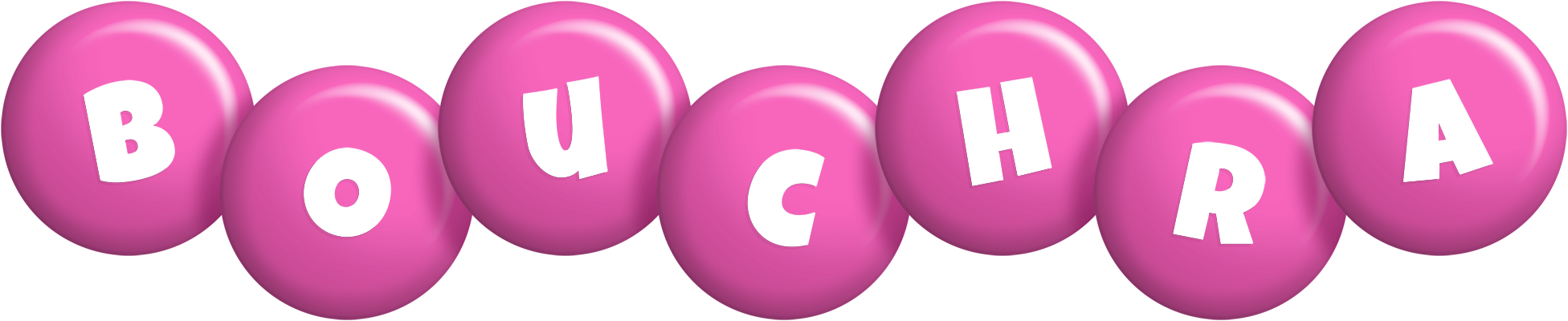 Bouchra candy-pink logo