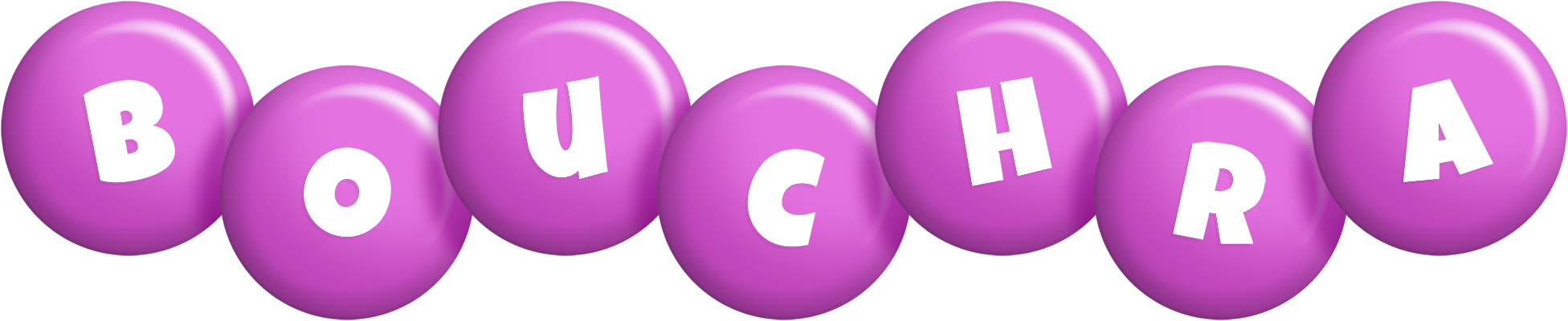 Bouchra candy-purple logo