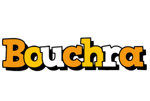 Bouchra cartoon logo