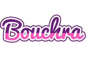 Bouchra cheerful logo