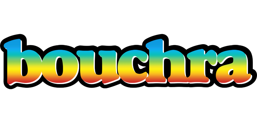 Bouchra color logo