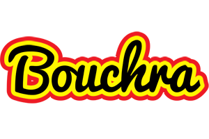 Bouchra flaming logo