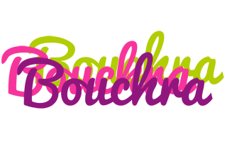 Bouchra flowers logo