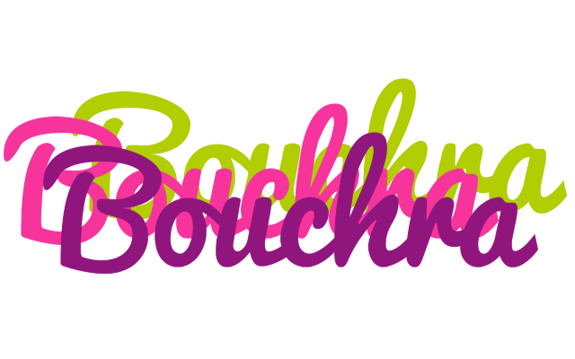 Bouchra flowers logo