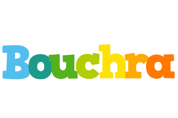 Bouchra rainbows logo
