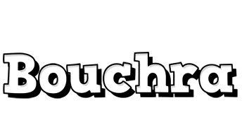 Bouchra snowing logo