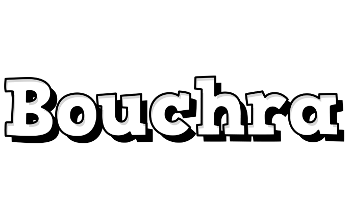 Bouchra snowing logo