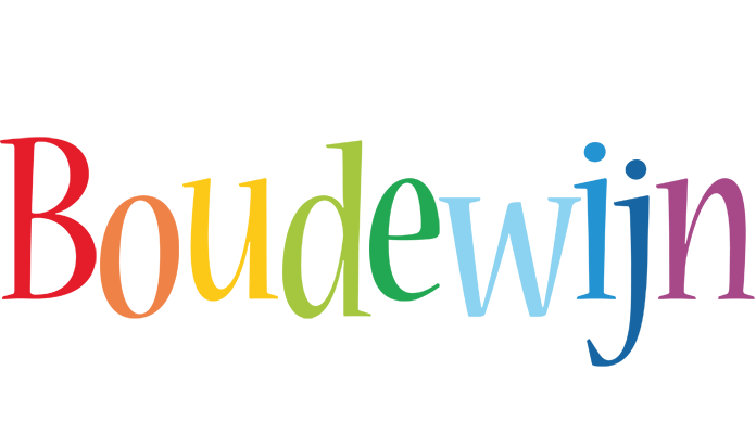 Boudewijn birthday logo