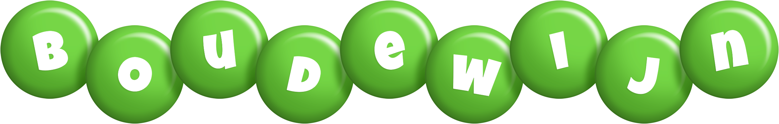 Boudewijn candy-green logo
