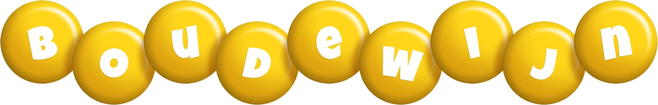 Boudewijn candy-yellow logo