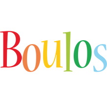 Boulos birthday logo