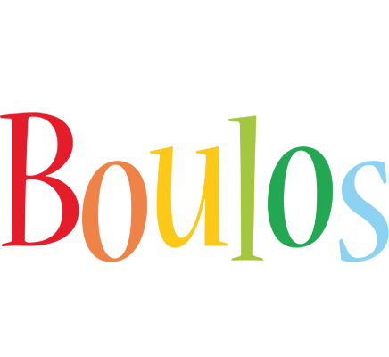Boulos birthday logo