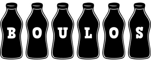 Boulos bottle logo