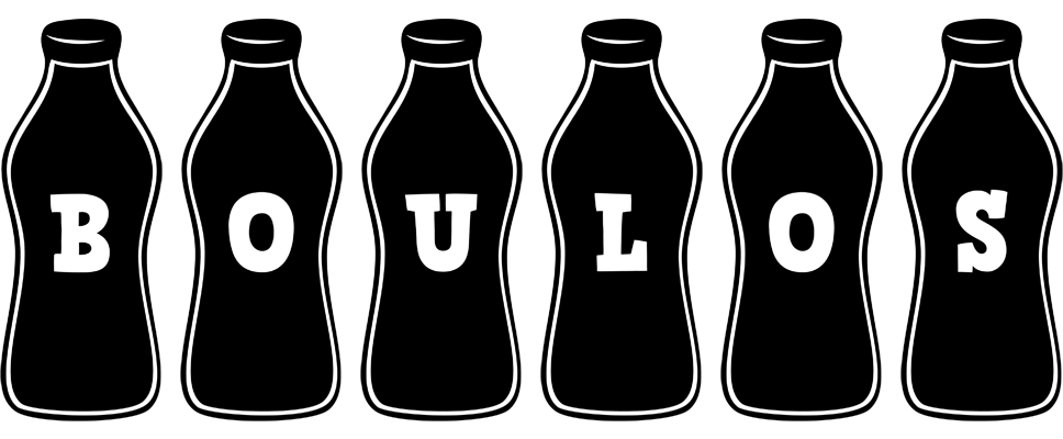 Boulos bottle logo