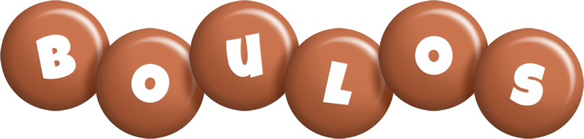 Boulos candy-brown logo