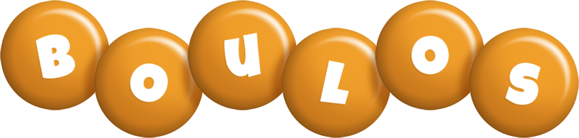 Boulos candy-orange logo