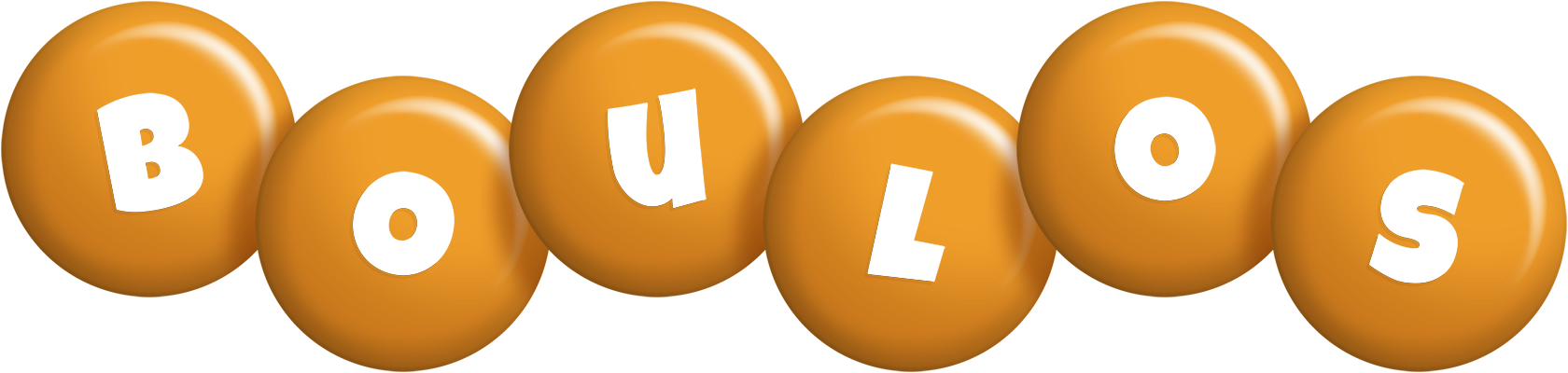 Boulos candy-orange logo