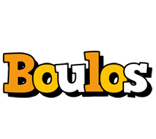 Boulos cartoon logo