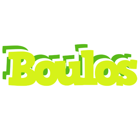 Boulos citrus logo