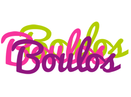 Boulos flowers logo