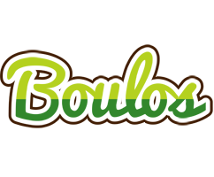 Boulos golfing logo