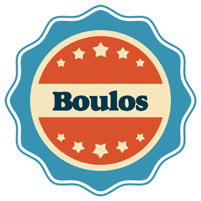 Boulos labels logo